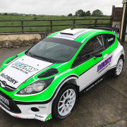 Rally Car with Graphics