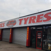 Banners Shopfront banner for Mc Hughs