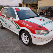 Cleaning Doctor branding covering a rally car done by creative sign works
