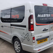Master Tints custom branding on van