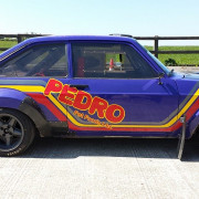 Rally Car sponsored by Pedro